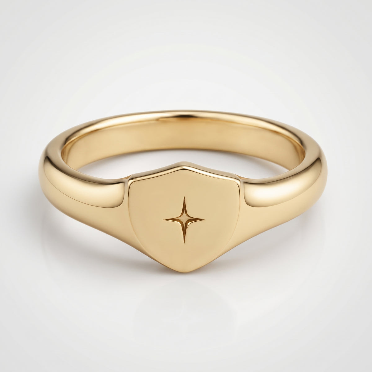 Crest Ring | Gold